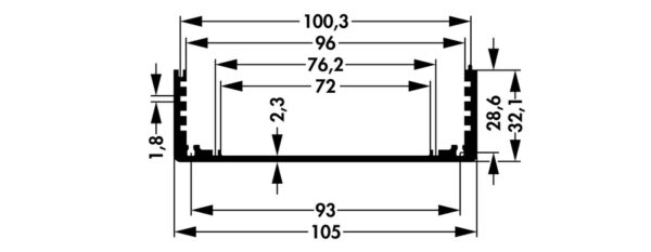 Enclosure profiles for combination cases - KO H 4 A 100 MS - Image 2