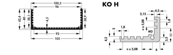 Enclosure profiles for combination cases - KO H 6 100 MS - Image 3