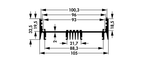 Enclosure profiles for combination cases - KO K 2 160 SA - Image 2