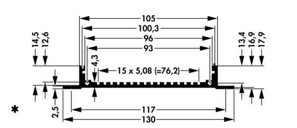 Enclosure profiles for combination cases - KO L 1 100 MS - Image 2