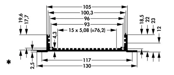 Enclosure profiles for combination cases - KO L 2 234 SA - Image 2