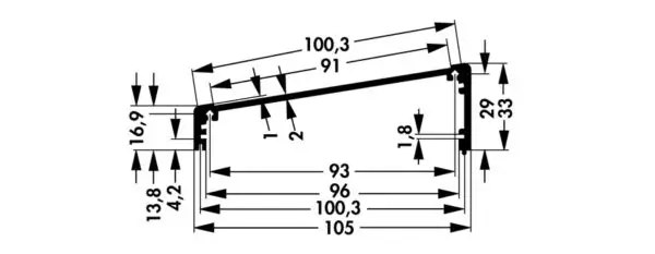 Enclosure profiles for combination cases - KO P 2 200 SA - Image 2