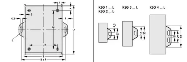 Plastic case - KSG 1 W W L - Image 2