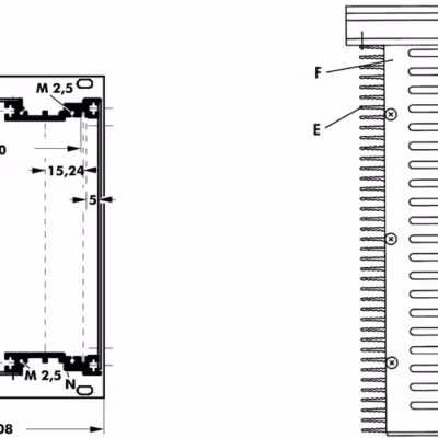 Heatsink insert modules - KSK 3 421 20