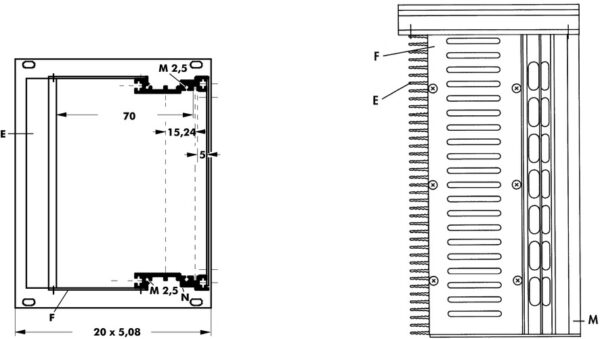 Heatsink insert modules - KSK 3 421 20