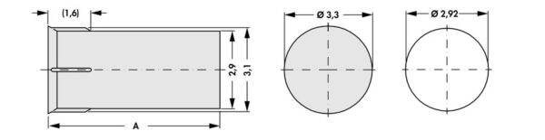 Light pipes for SMDs - LL 30 PRE 127