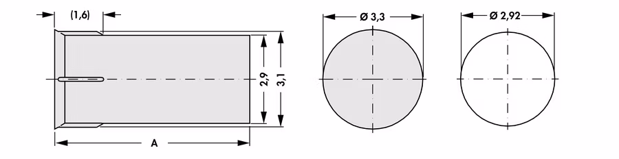 Light pipes for SMDs - LL 30 PRE 064