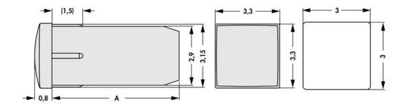 Light pipes for SMDs - LL 30 QRL 127