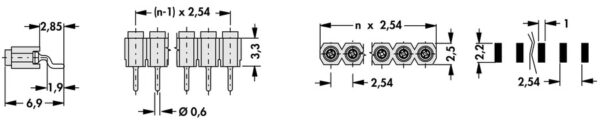 Female headers - MK 25 SMD 25 - Image 2