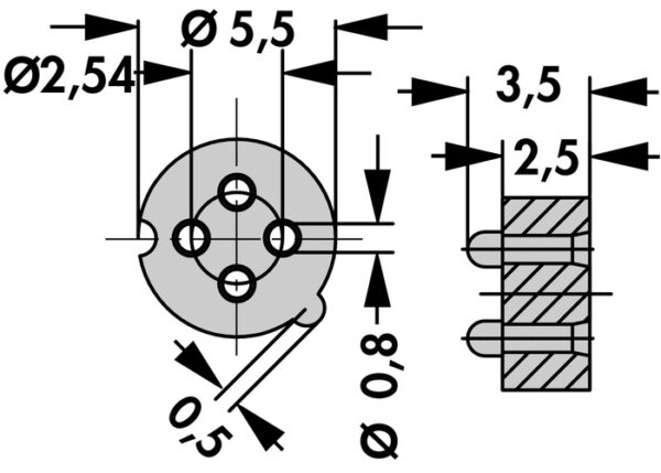 Mounting pads - MS 184 35 - Image 2