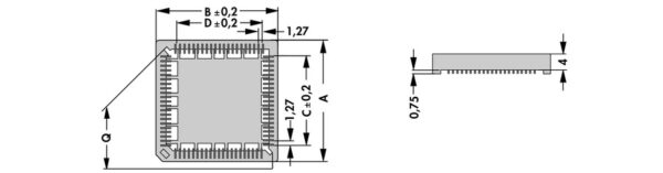 Sockets for IC-PLCC - PLCC 68 SMD - Image 2