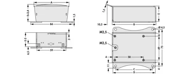 Shell-, extruded assembled cases, desk consoles and Euro cases - RSP 1 MS L - Image 2