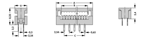 Printed circuit connector - SBAU 06 Z - Image 2