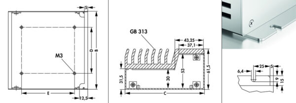 Shell-, extruded assembled cases, desk consoles and Euro cases - SGK 13 120 TP - Image 2