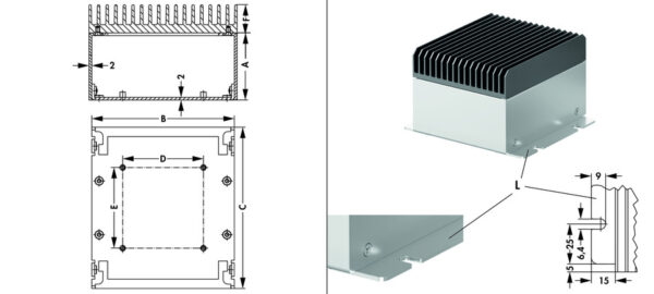 Shell-, extruded assembled cases, desk consoles and Euro cases - SGV K 30 100 SA - Image 2