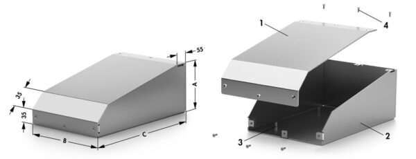 Shell-, extruded assembled cases, desk consoles and Euro cases - SGV P TP ML - Image 2