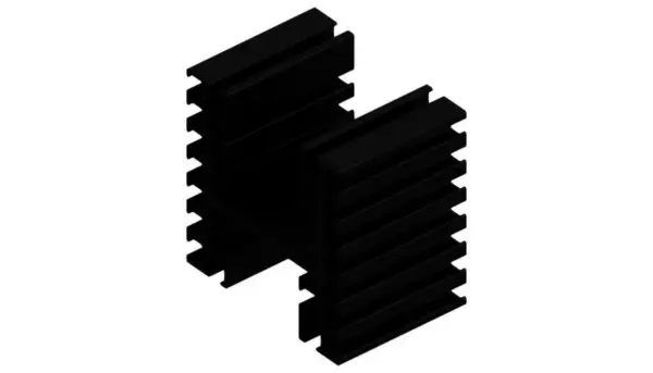 Standard extruded heatsinks - SK 06 75 SA