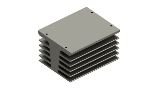 Standard extruded heatsinks - SK 176 100 ME SSR 2