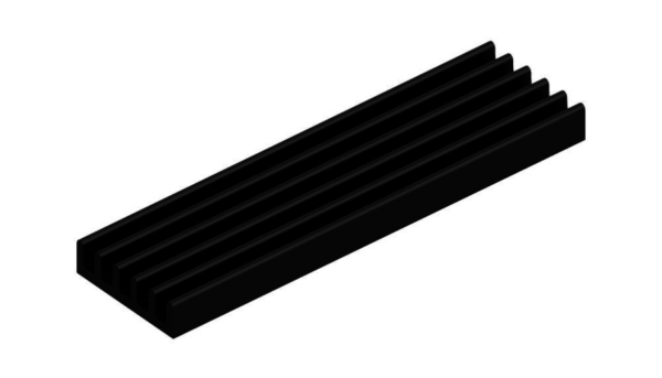 Standard extruded heatsinks - SK 476 75 SA