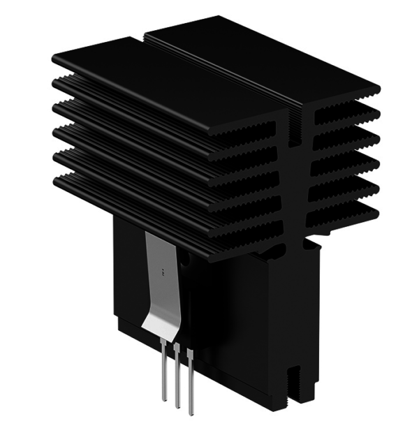 Extruded heatsinks for lock-in retaining spring - SK 664 75 SA CNC