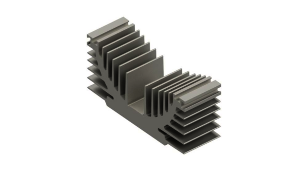 Standard extruded heatsinks - SK 698 75 ME