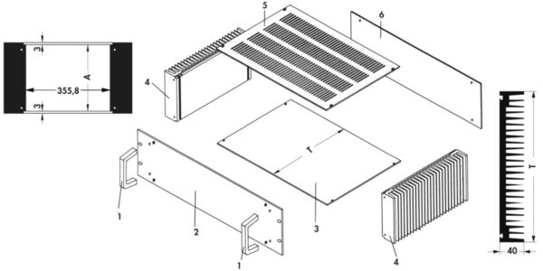 19" plug-in boxes - SKE 1 250 - Image 3