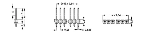 Male headers - SL 20 THR 139 8 Z