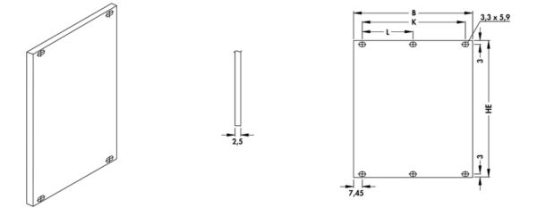 Part front panels - TFP 6 63 MN 2