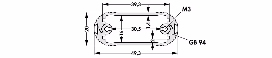 Miniature aluminium casing - TON 49 20 50 SA TB - Image 3