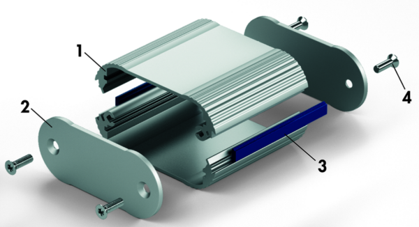 Miniature aluminium casing - TON 86 36 80 SA TB - Image 4