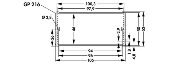 Tube cases - TUF 105 52 160 ME - Image 3