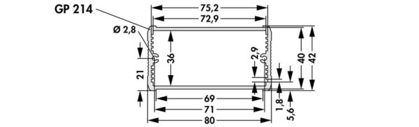 Tube cases - TUF 80 42 80 LD ME - Image 3