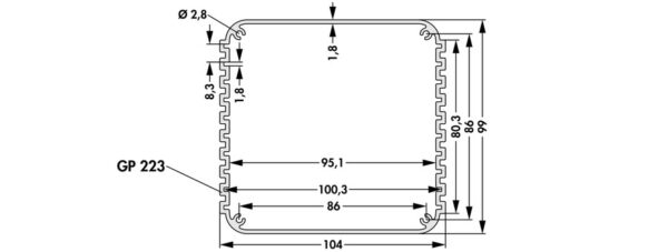 Tube cases - UTG 104 99 100 MS - Image 3