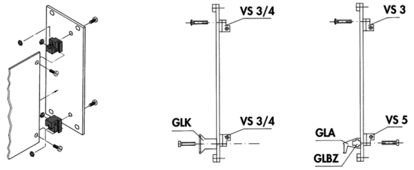 Accessories for part front panels - VS 4